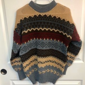 Patterned Chunky Knit Sweater